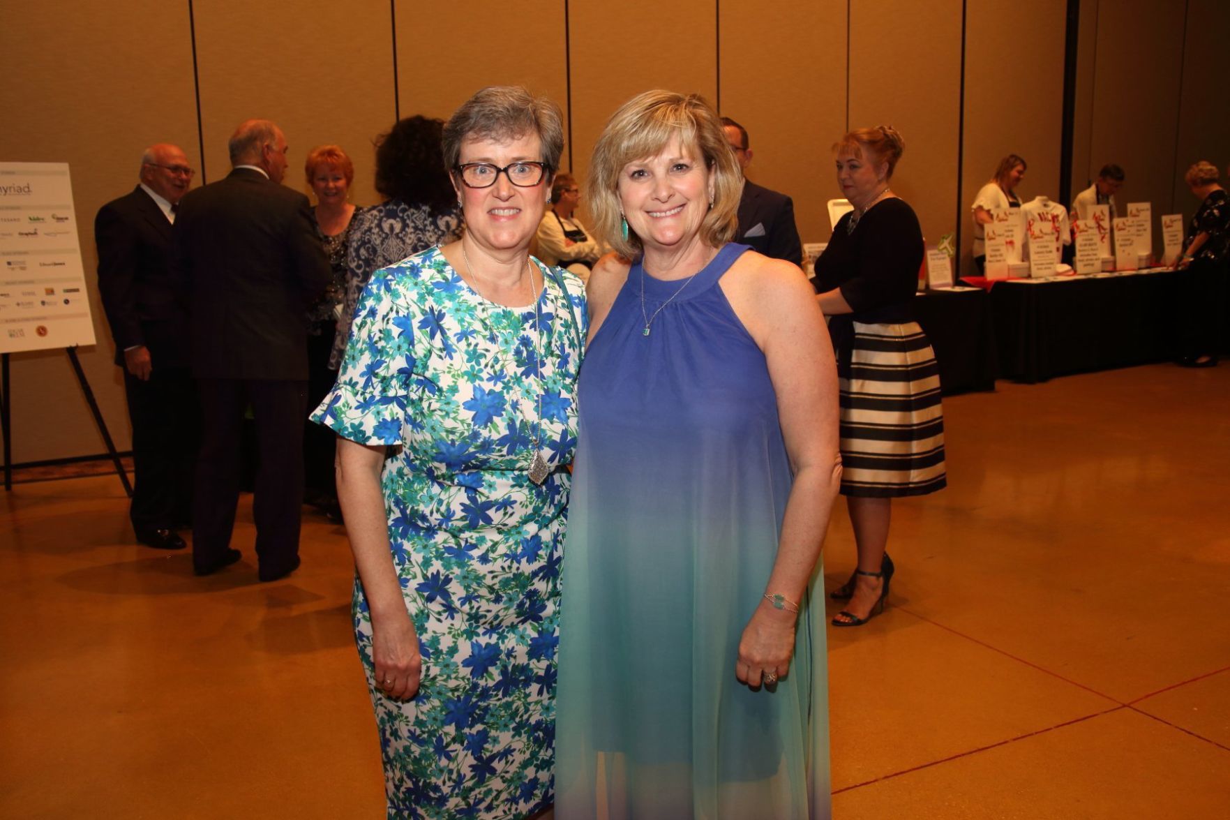 Board President Janet Dieckgraefe, Co-Chair Lisa Bearden